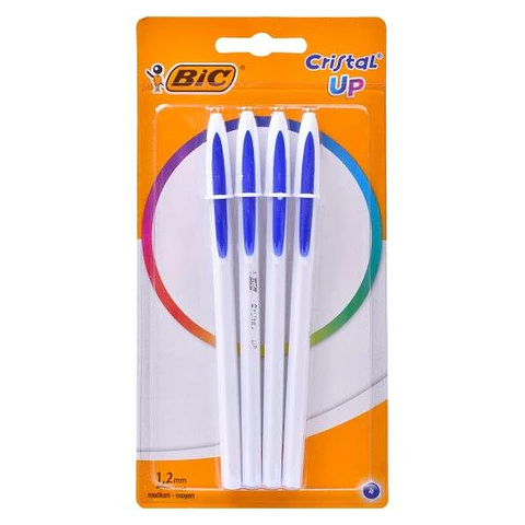 BIC CANETA CRISTAL UP AZUL 4 UNI.