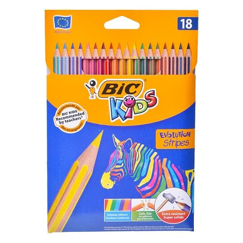 BIC KIDS LÁPIS 18 CORES