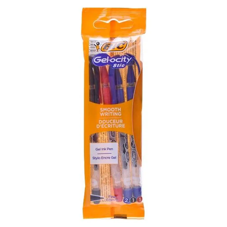 BIC CANETA GEL-OCITY SORT 4 UNI. 1