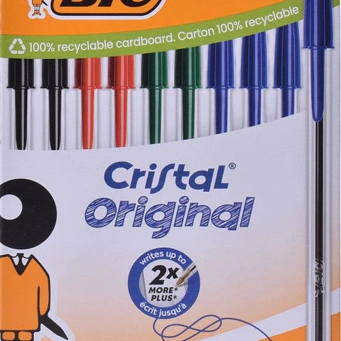 BIC CANETA CRISTAL 10 UNI.