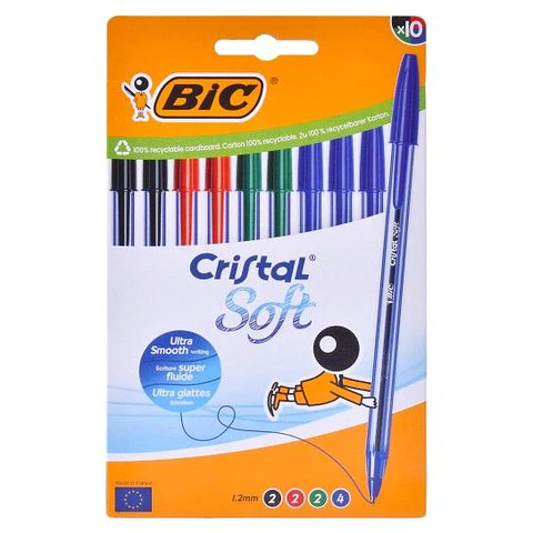 BIC CANETA BIC CRISTAL SOFT 10 UNI.