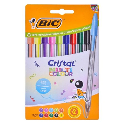 BIC CRISTAL MULTI COLOUR 10 CANETAS