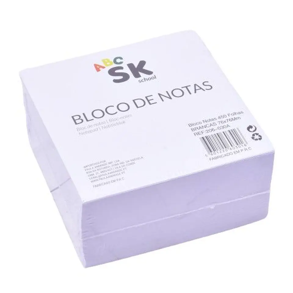 BLOCO NOTAS 450F 76X76MM 1
