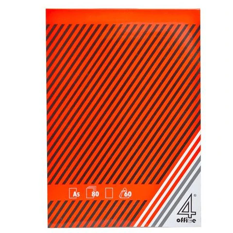 BLOCO PAPEL A5 80FLS LISO