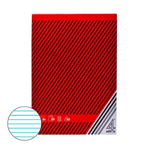 BLOCO PAPEL A4 80FLS PAUT.
