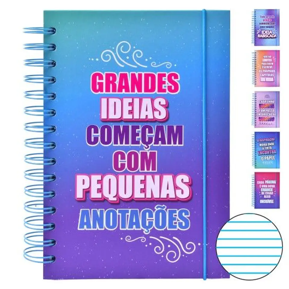 CADERNO A5 ESPIRAL 953-09 SK 1