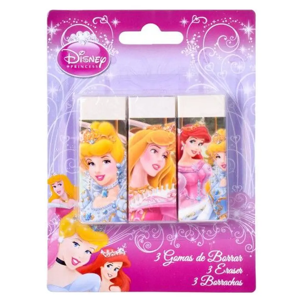BORRACHAS PRINCESAS CONJ. 3  1