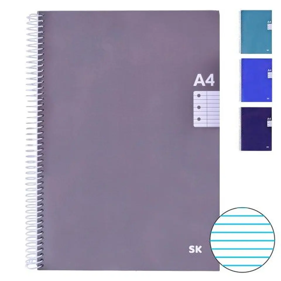 CADERNO A4 PAUTADO ESPIRAL 953-15 SK 1