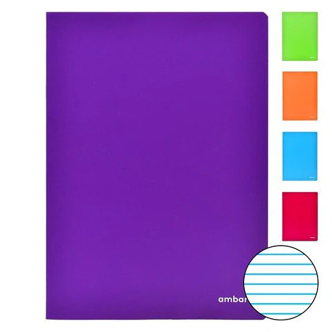 CADERNO A4 PAUTADO AGRF PLAST 48F