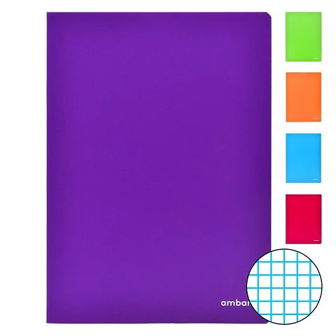 CADERNO A4 QUADRICULADO AGRF PLAST 48F
