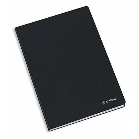 CADERNO A4 PAUTADO C/ PRETA 80F