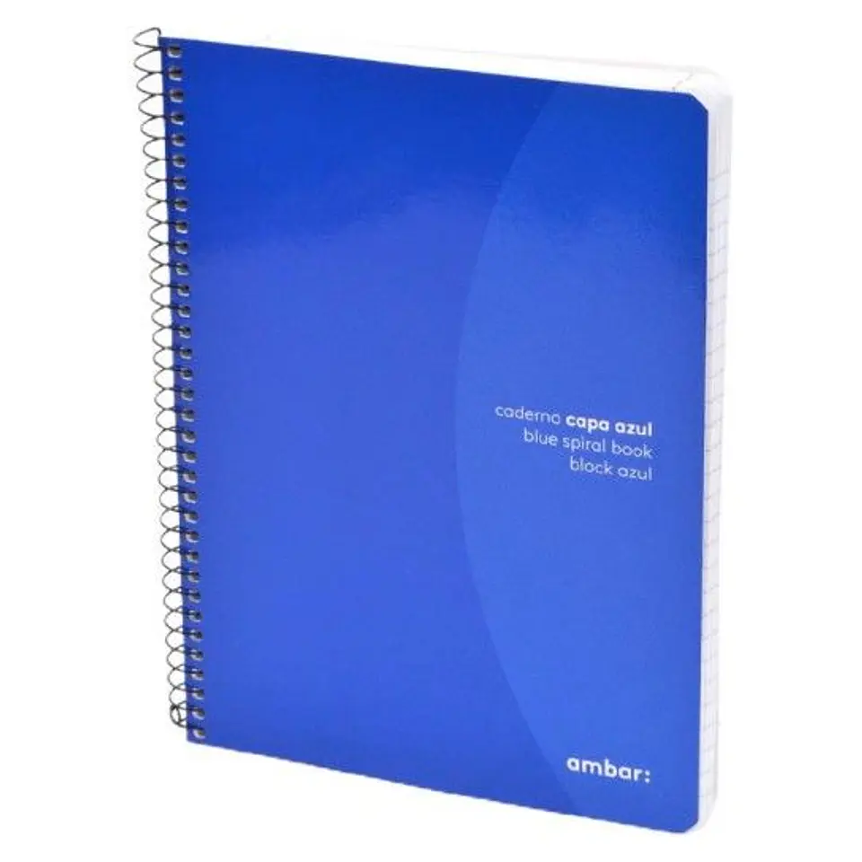 CADERNO A5 QUADRICULADO ESPIRAL 80FL 1
