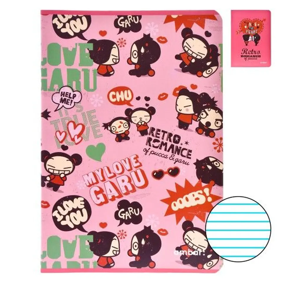 CADERNO A5 PAUTADO PUCCA 32F 1