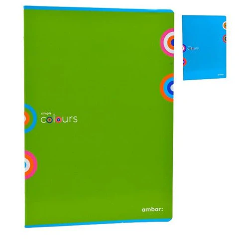 CADERNO A4 PAUTADO COLOURS 80FLS