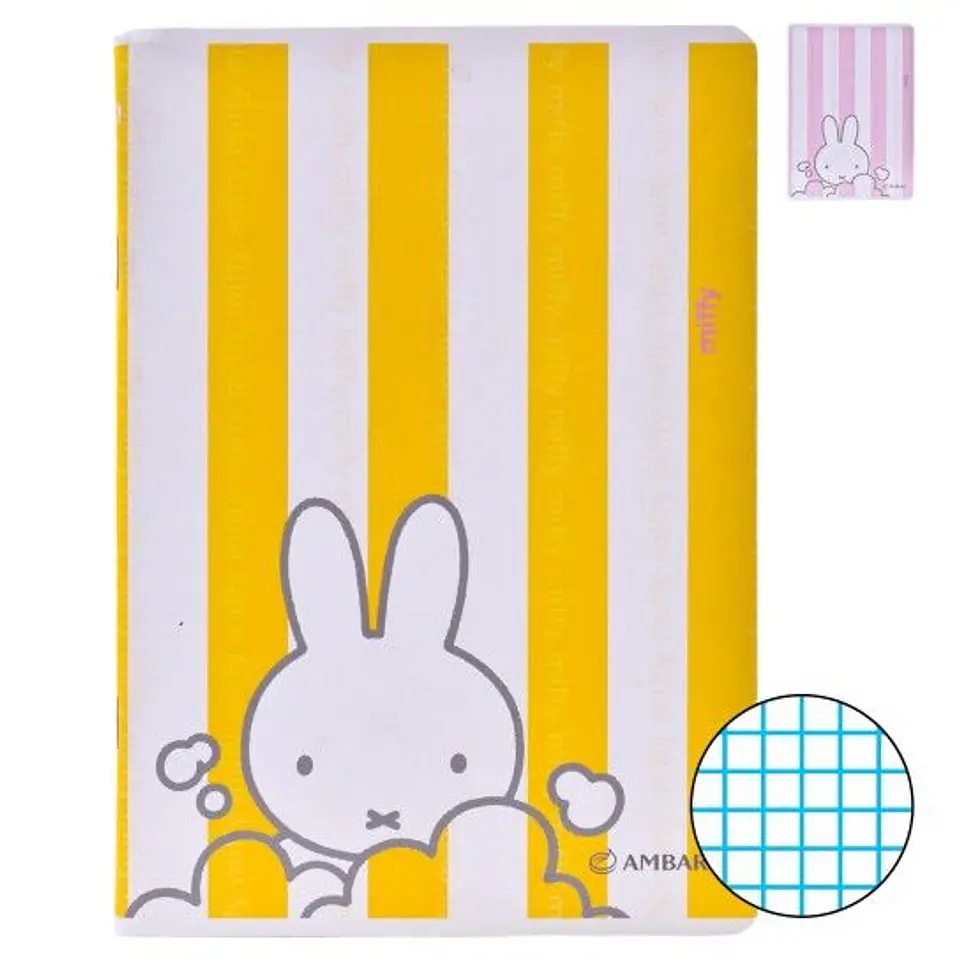 CADERNO A5 QUADRIDULADO MIFFY 80F 1