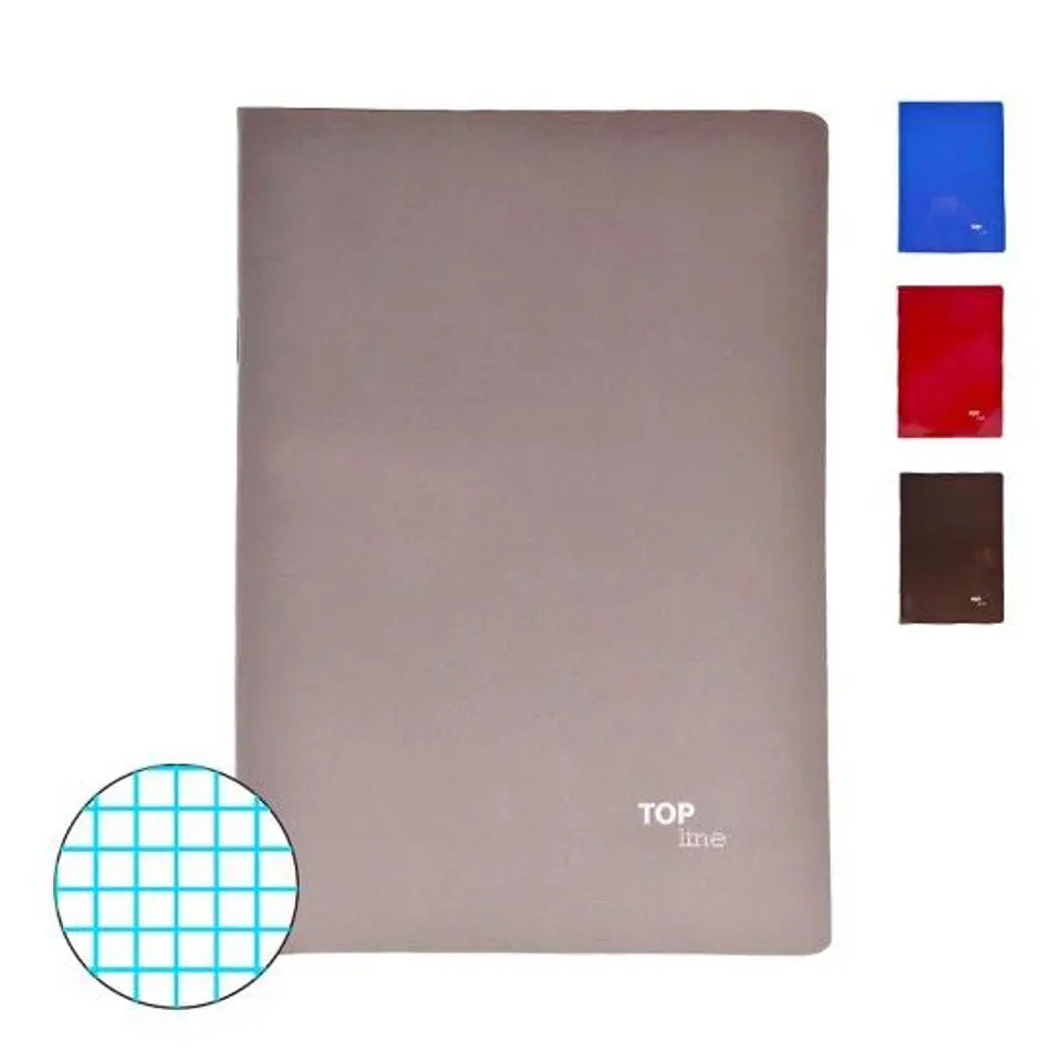 CADERNO A5 QUADRICULADO TOP 80F 1