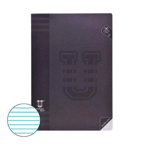 CADERNO A4 PAUTADO UNIKOLOR 48F