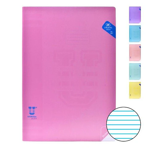CADERNO A4 PAUTADO UNIKOLOR