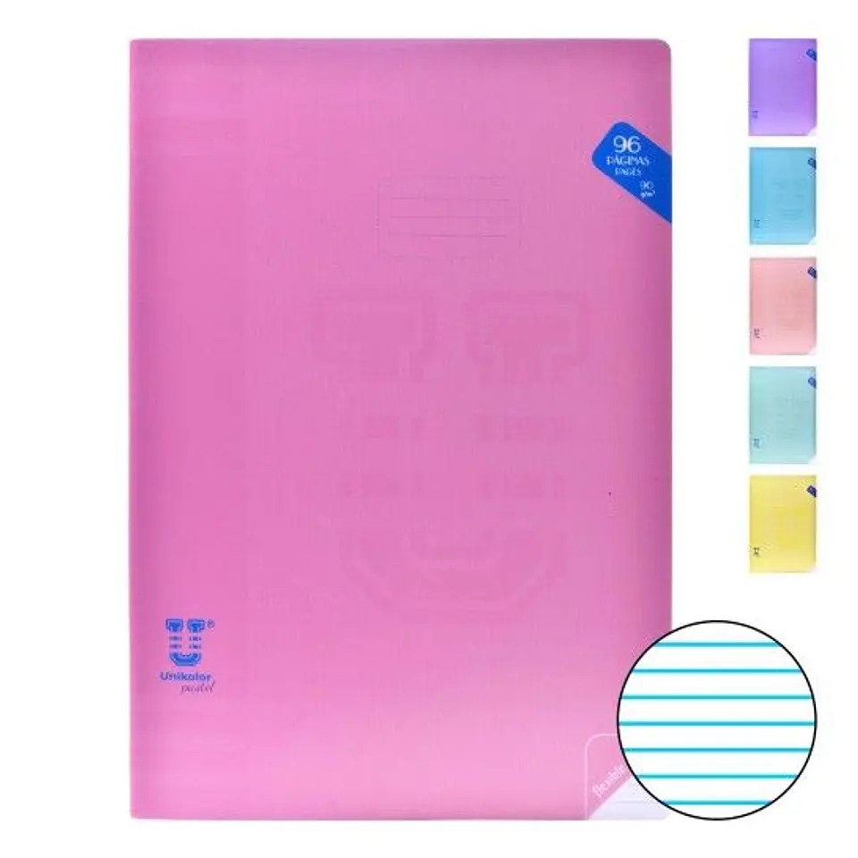 CADERNO A4 PAUTADO UNIKOLOR 1