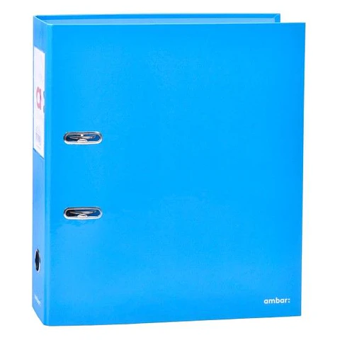 CAPA A4 2 ARGOLAS L/L AZUL TURQUESA