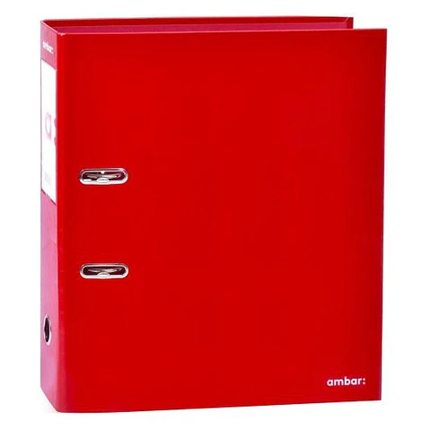 CAPA A4 2 ARGOLAS L/L VERMELHA