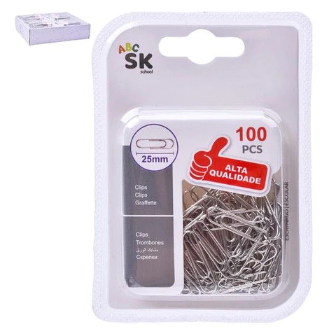 CLIPS METAL 100UN CM 2681-701-02