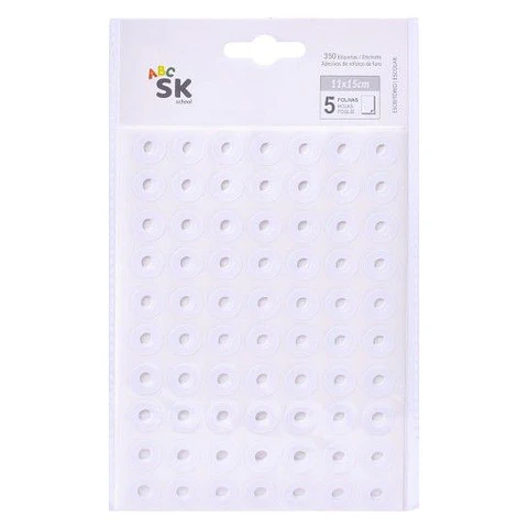 ETIQUETAS ADESIVAS P/FUROS SK