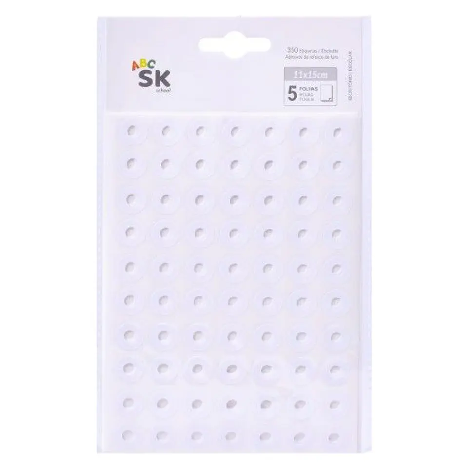 ETIQUETAS ADESIVAS P/FUROS SK 1