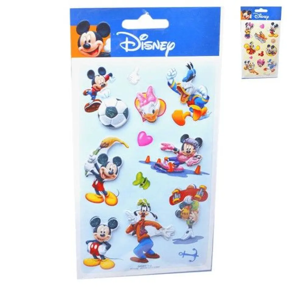 AUTOCOLANTES C/ RELEVO MICKEY 1