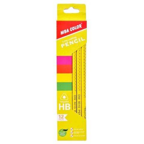 LAPIS HB TRIANGULAR CONJUNTO 12 MBA