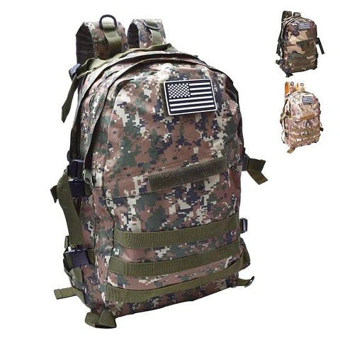 MOCHILA C/BANDEIRA MILITAR