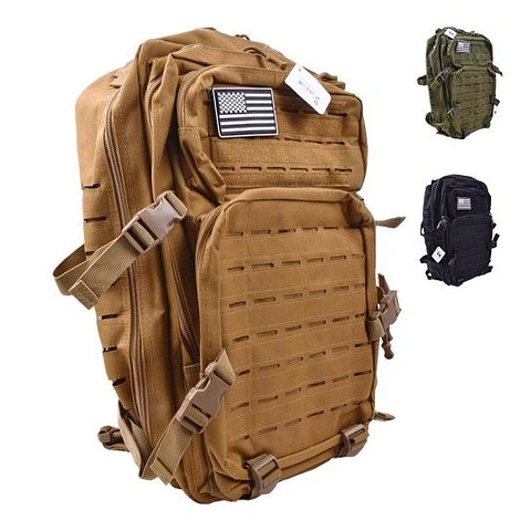 MOCHILA C/BANDEIRA TÁTICA