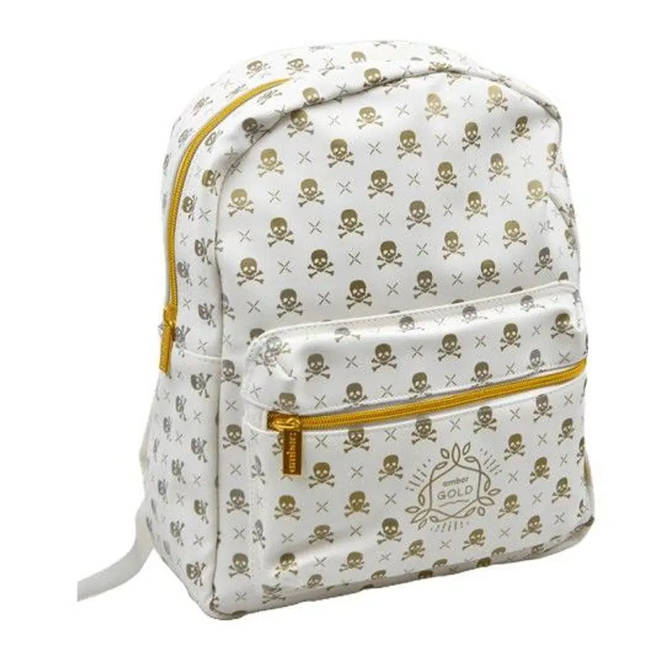 MOCHILA GOLD WHITE 1