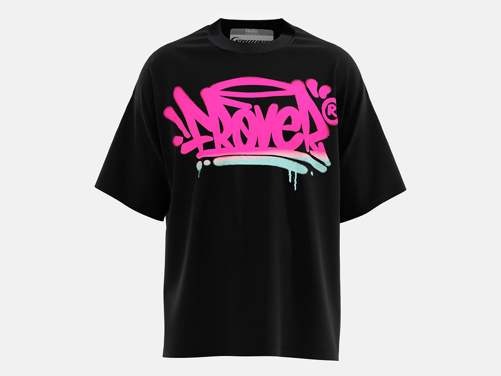 Polera Frover Drip Logo