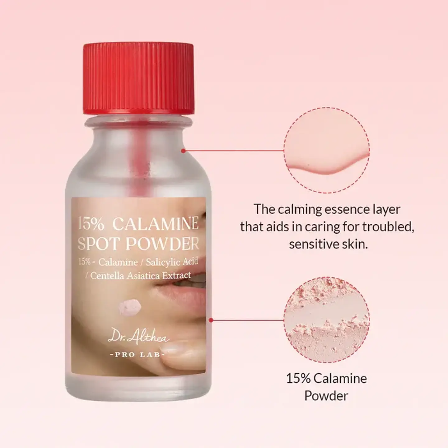 Dr. Althea - 15% calamine Spot Powder - 15ml 2