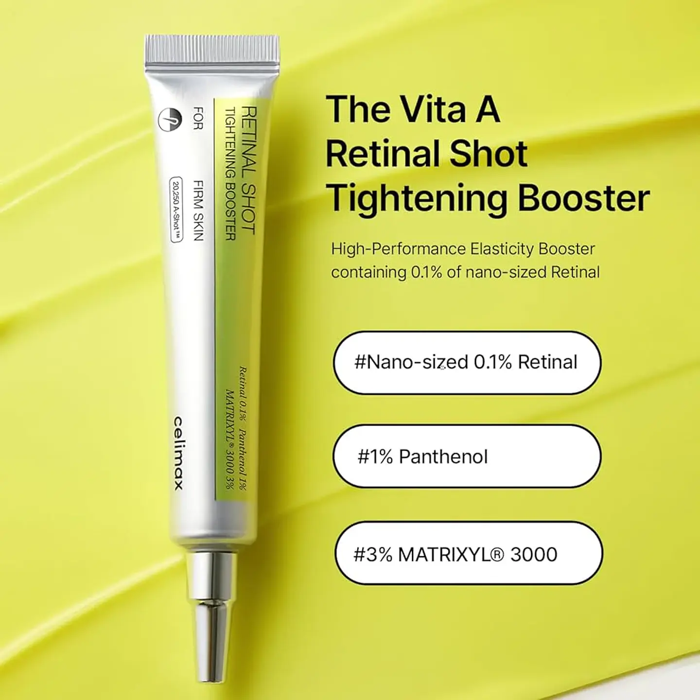 CELIMAX - The Vita-A Retinal Shot Tightening Booster 15 ML | Potenciador Antienvejecimiento 4