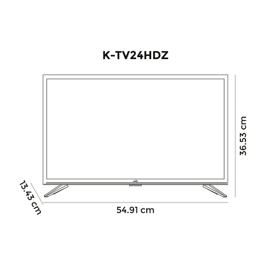 TV KALLEY 24" Pulgadas 60 cm HD LED TV