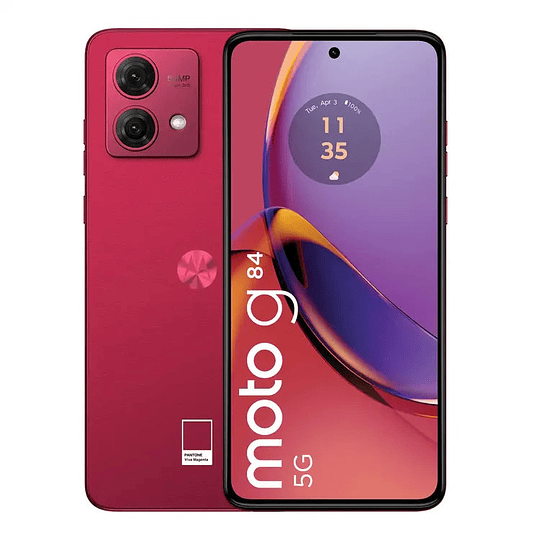 Celular MOTOROLA G84 256GB 5G Rojo