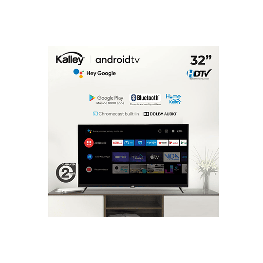 TV KALLEY 32 PULGADAS HD LED SMART TV