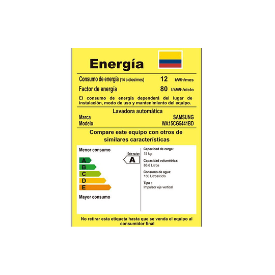 LAVADORA MABE SEMIAUTOMATICA CARGA SUPERIOR 13KG BLANCA