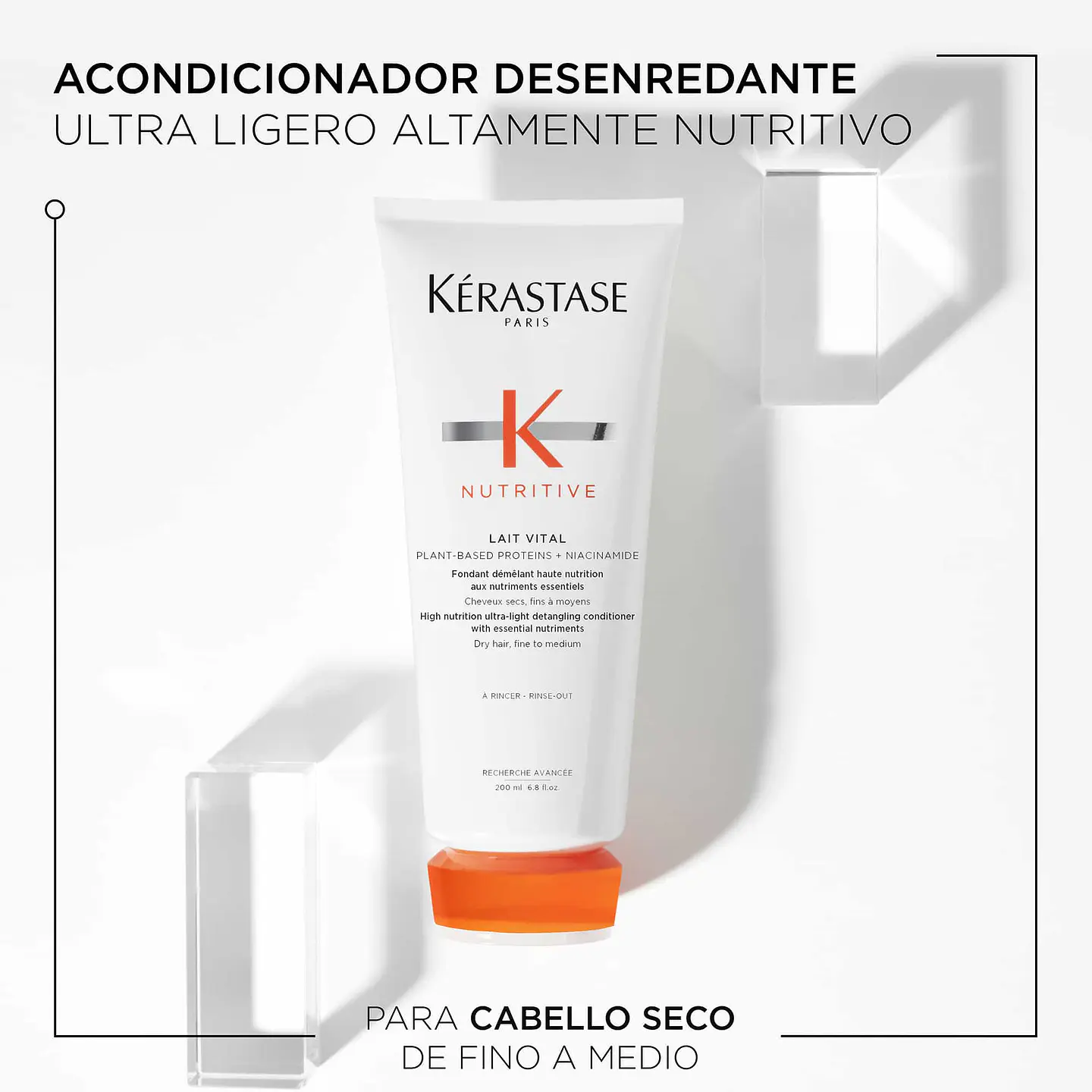 Acondicionador Lait Vital 200ml 2