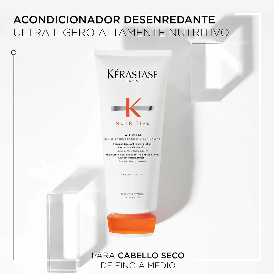 Acondicionador Lait Vital 200ml 2