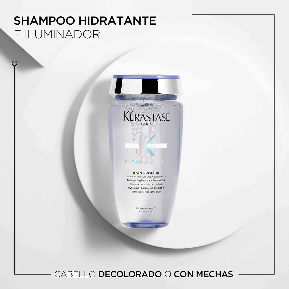Shampoo Blond Absolud Lumiere Cabello Rubio 250ml 2