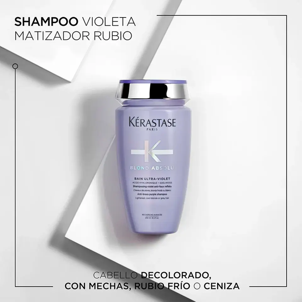 Shampoo Blond Absolud Ultra-Violet Cabello Rubio 250ml 2