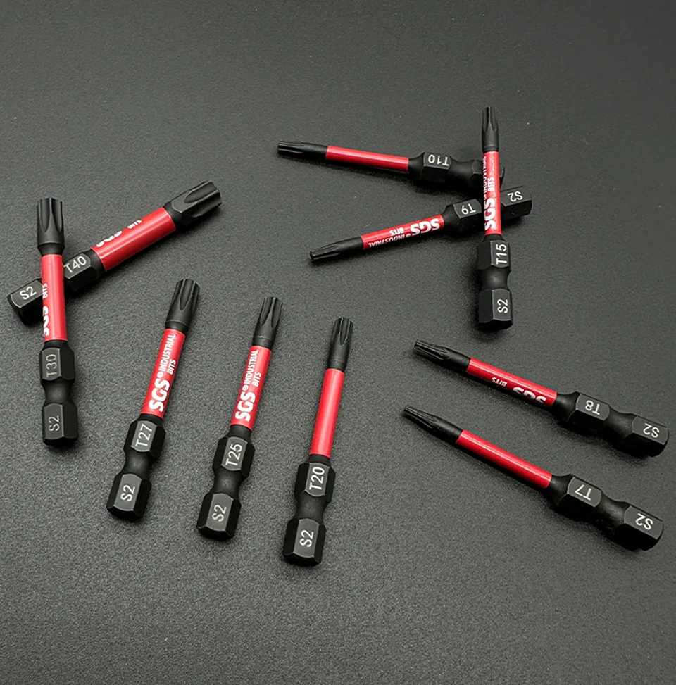 10-Piece Strong Magnetic Anti-Slip Torx Screwdriver Bit Set 3