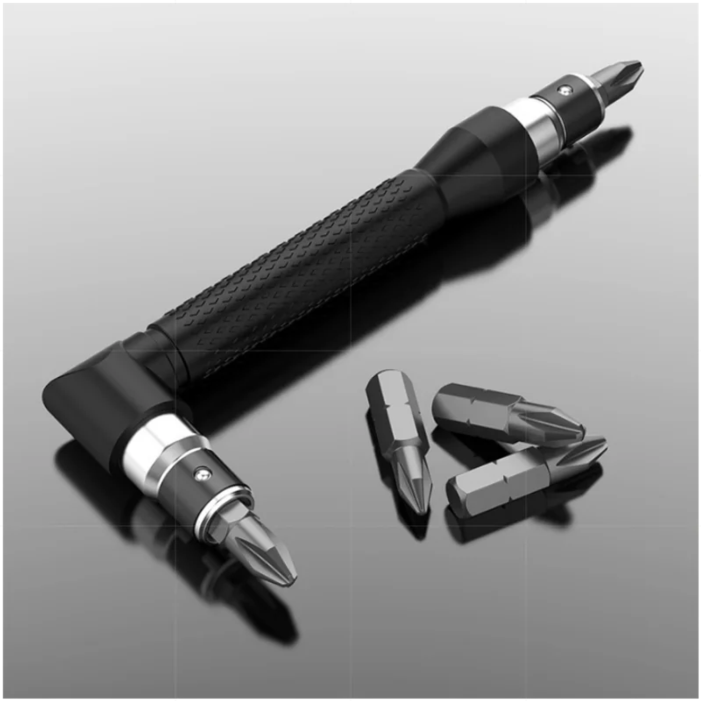 L-Type 90° Double-End Hexagon Screwdriver Wrench 6.35mm 3