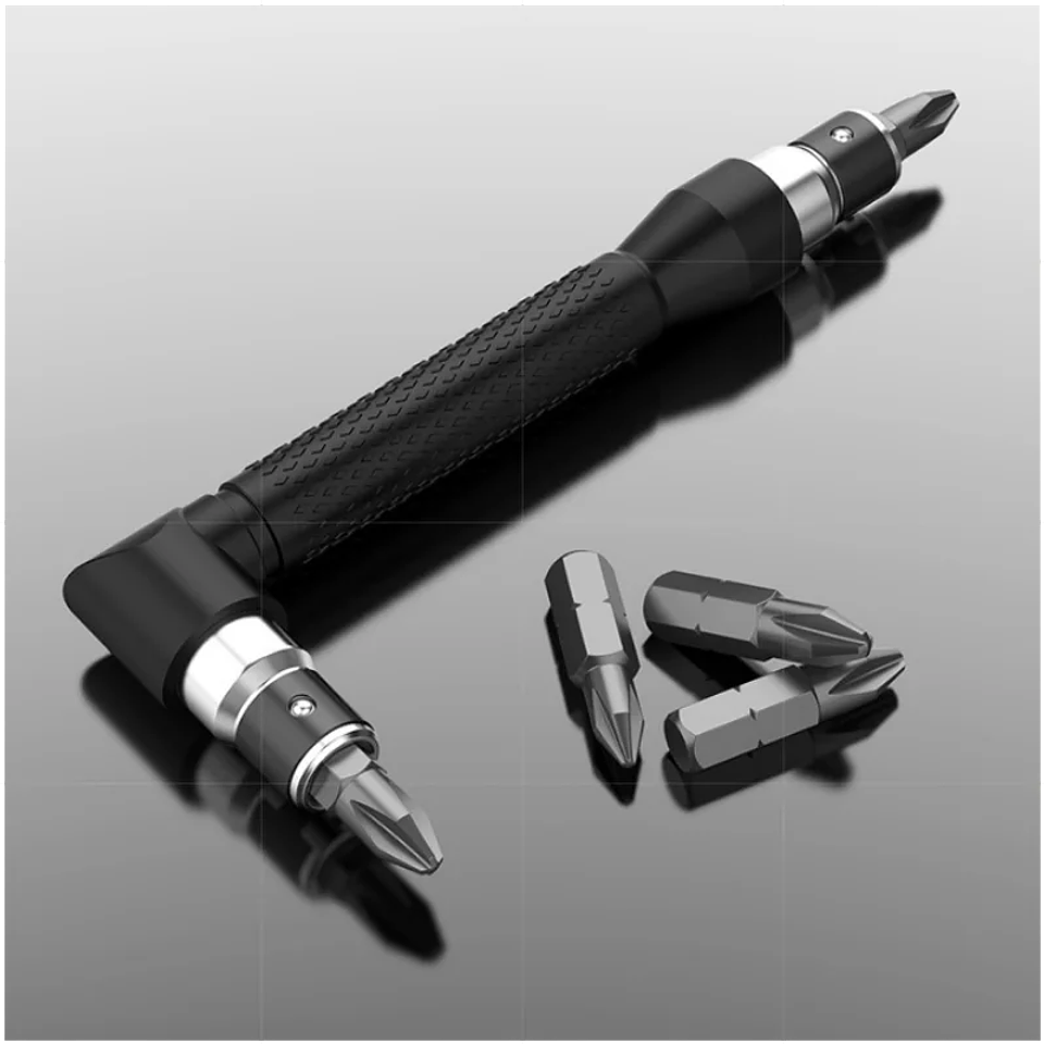 L-Type 90° Double-End Hexagon Screwdriver Wrench 6.35mm 3