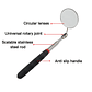 50mm Telescopic Bottom Inspection Mirror with 360° Rotation - thumbnail 3