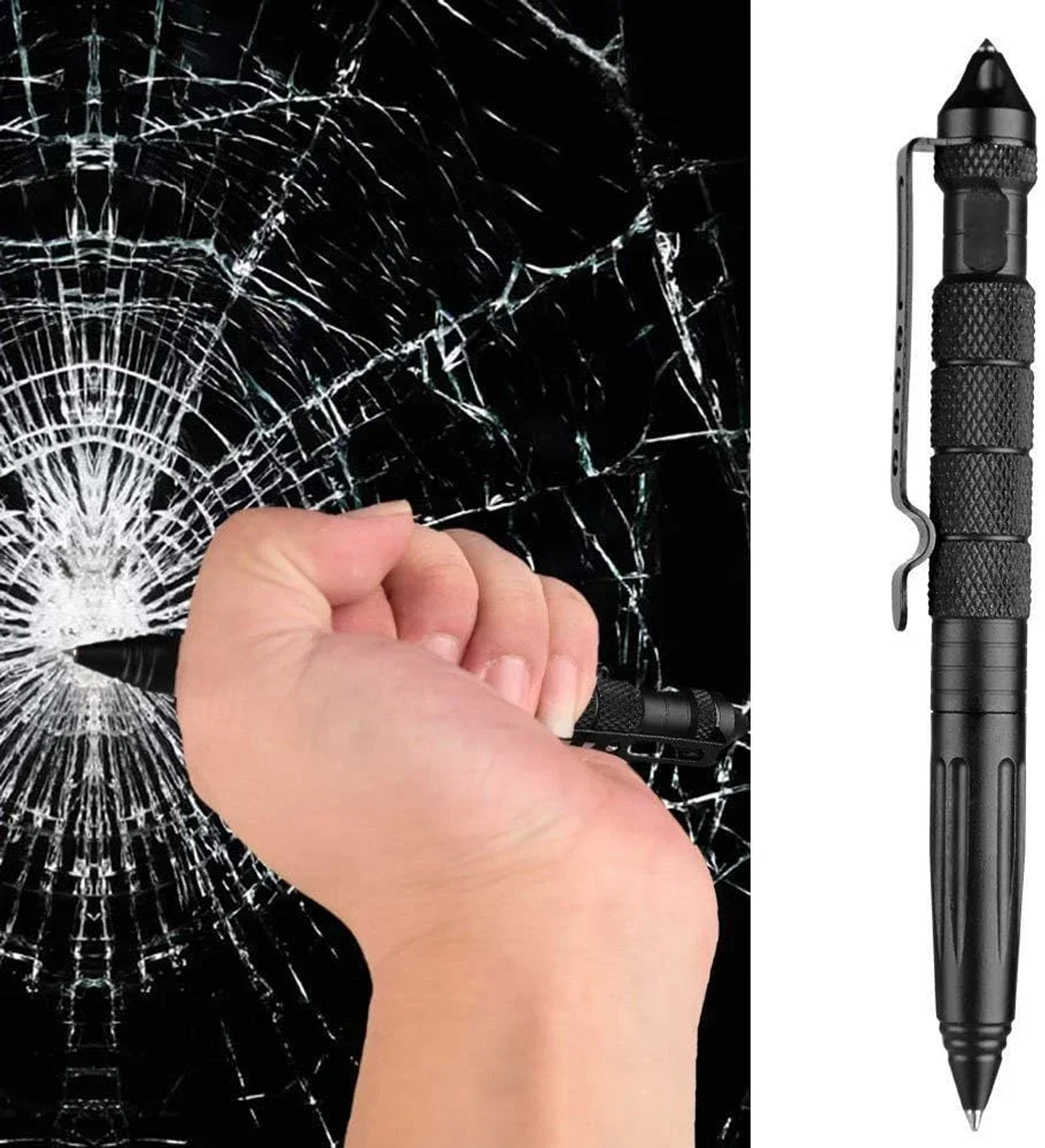 Tactical Self-Defense Pen with Tungsten Steel Glass Breaker 2