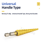 HSS Titanium Step Drill Bit Set for Metal and Wood - thumbnail 3